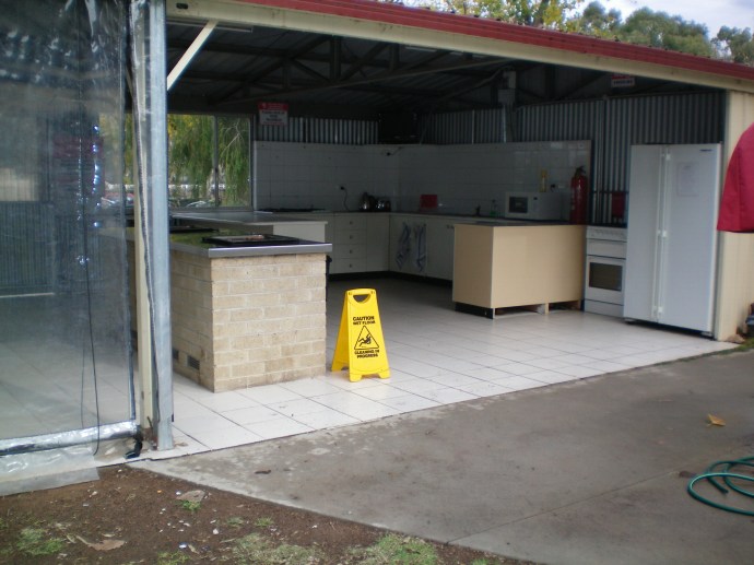 One of the camp kitchens.