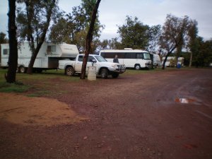 Packing up at Auski Roadhouse