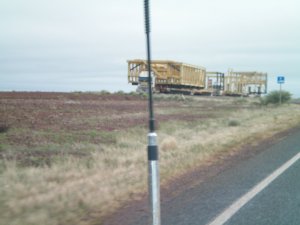 Wide load pulled over just before we came along