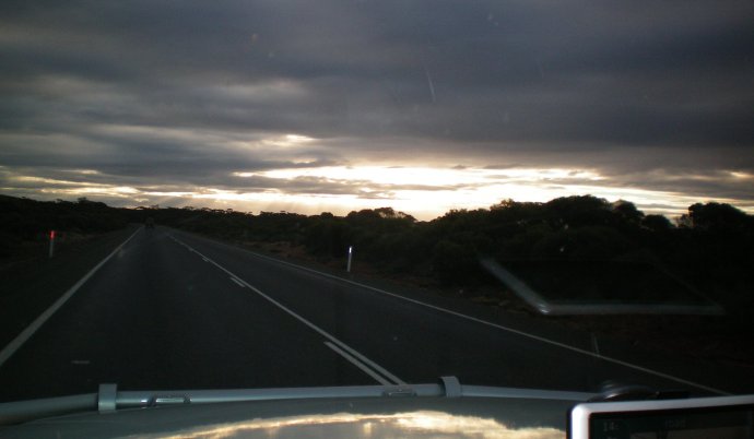 Approaching Fraser Range Station Late Afternoon