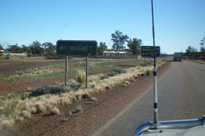 Arriving at Mt Magnet