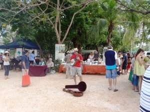 Busker at Courthouse Markets