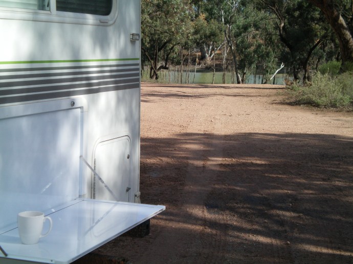 Coffee at Bunnerungee Bridge Rest Area
