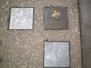 Plaques on Rodeo Drive