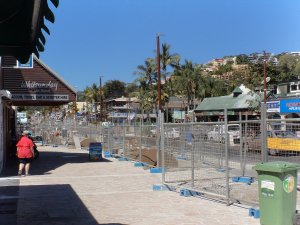 Construction work at Airlie Beach
