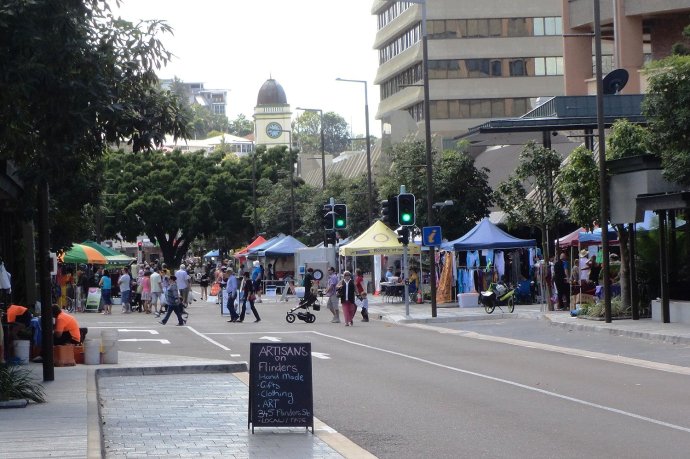 Sunday Market in Flinders Street