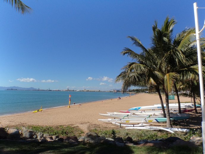 Patrolled Beach along The Strand