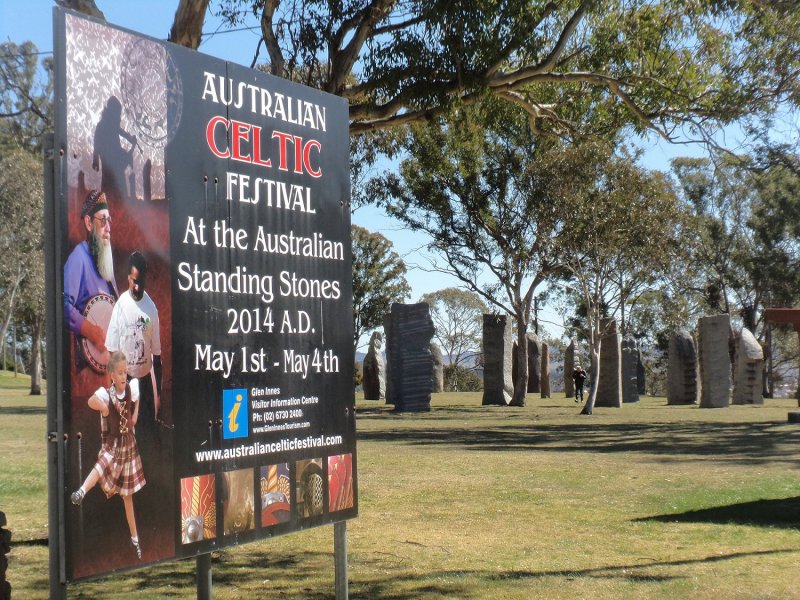 Australian Standing Stones at Glen Innes
