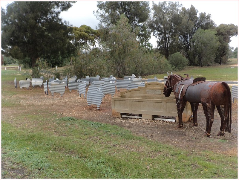 Street Sculpture at Urana