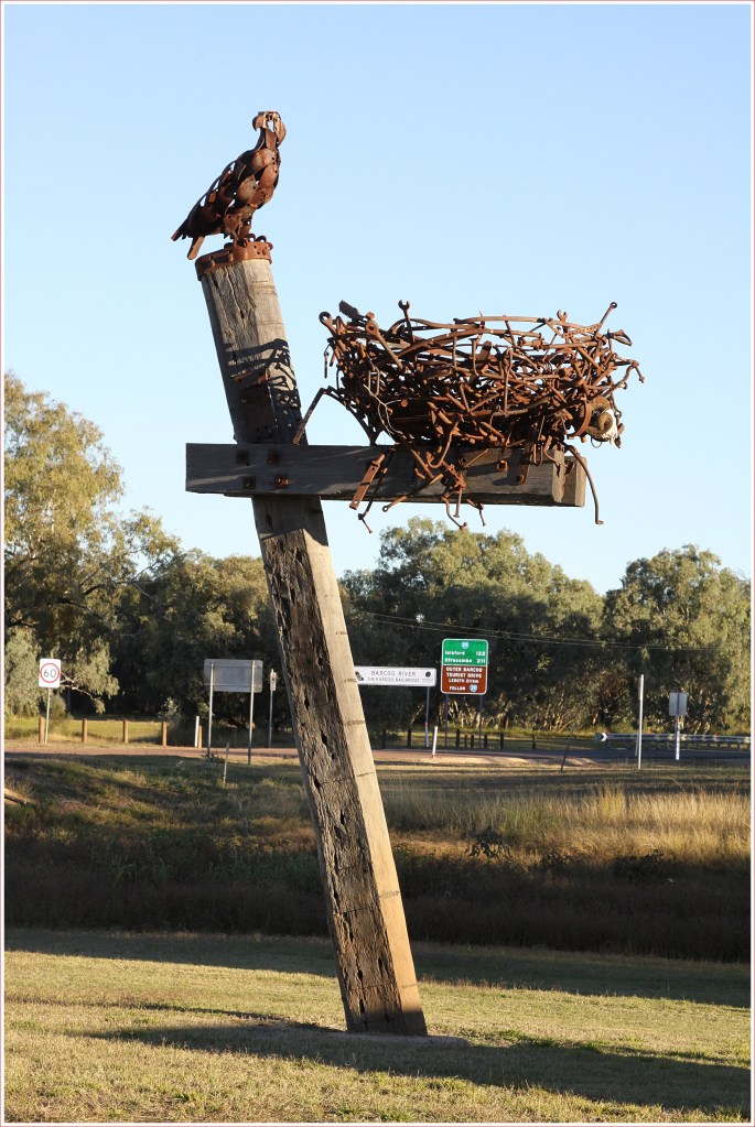 Metal Sculpture at Blackall