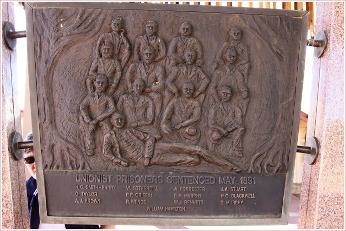Plaque at the Tree of Knowledge at Barcaldine