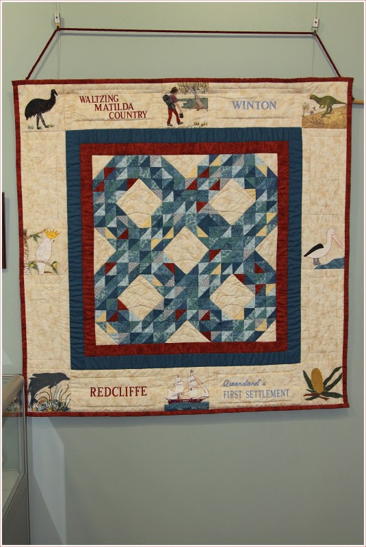 One of the Quilts on Display at the Waltzing Matilda Centre