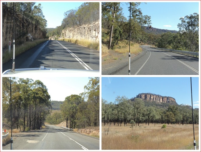 On the road to Carnarvon Gorge