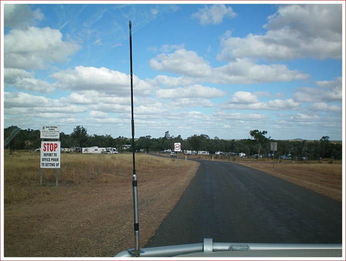 Approaching Theresa Creek Dam