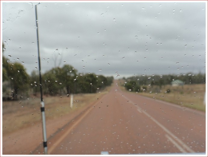 The road seems longer in the rain