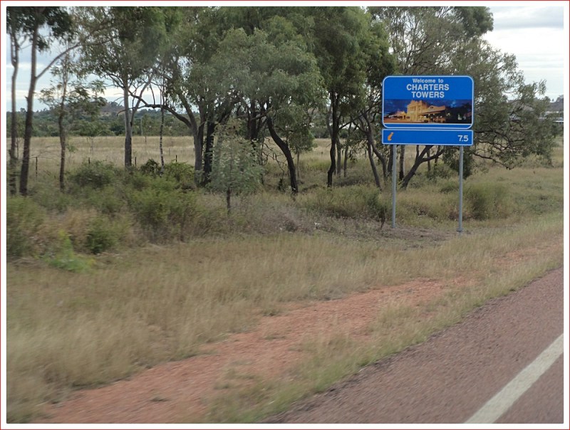 Arriving at Charters Towers