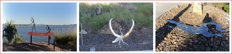 Artwork along Walkway