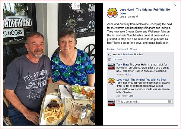 We made it onto the Pub With No Beer's Facebook page!