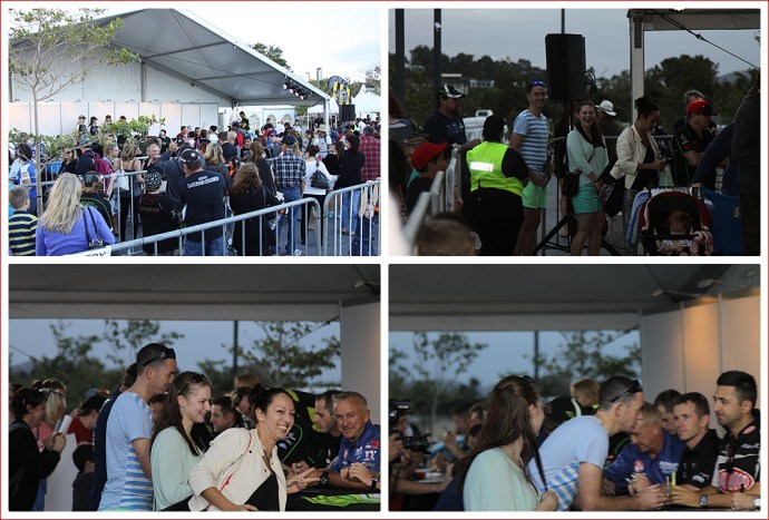 Scenes at the V8 Supercar Driver Signing