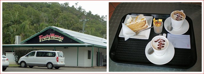 Coffee stop at the Frosty Mango