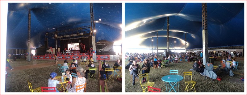 The Big Top at the V8 Supercars Event