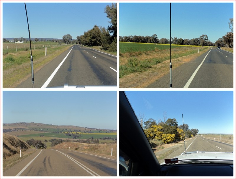 Scenery along the Lachlan Valley Way