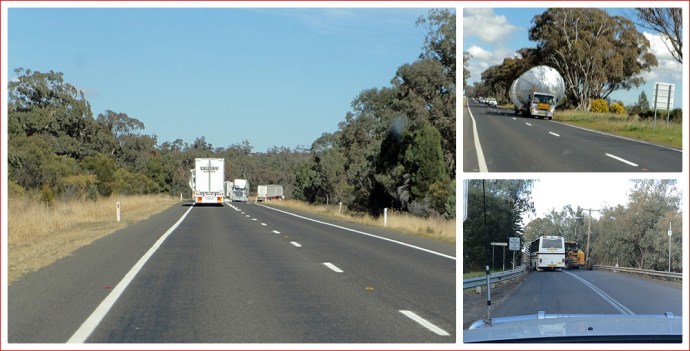 Plenty of Big Trucks on the Highway