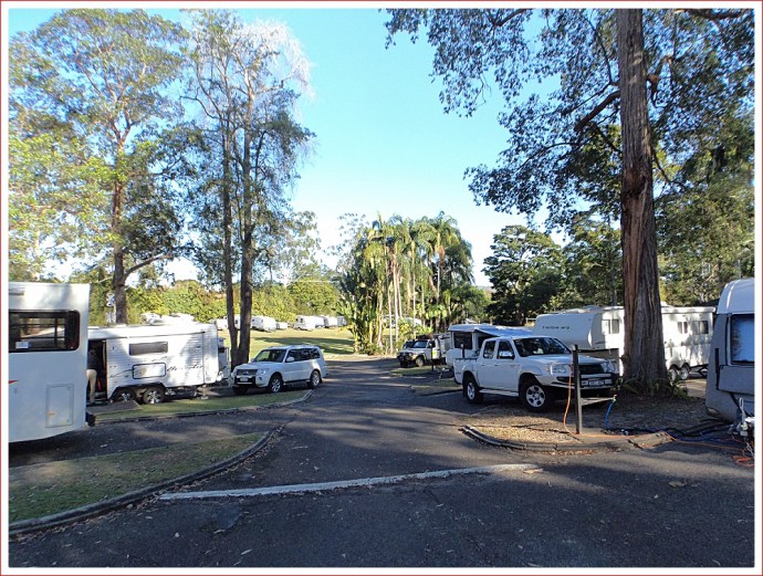 Finally set-up at Big 4 Forest Glen