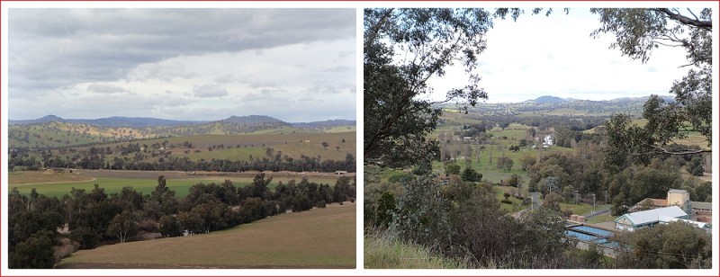 Scenes from the lookout at Jugiong