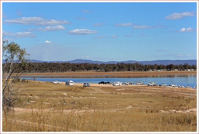 Our first look at Lake Leslie - the angling club