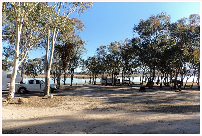 View of Washpool Camping Reserve at Lake Leslie