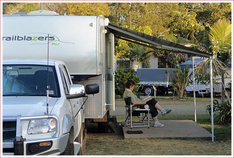 Relaxing at Maryborough