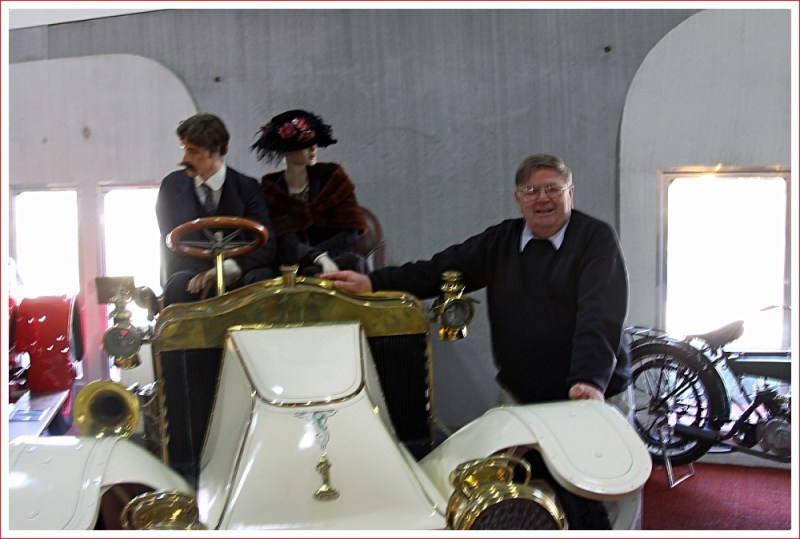 Bill McFeeter at McFeeters Motor Museum, Forbes