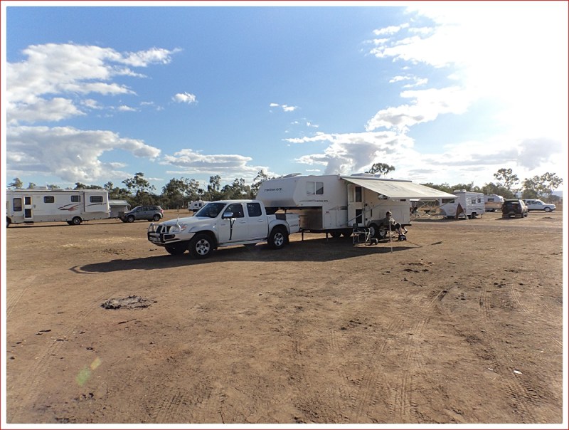 Set Up at St Lawrence free camp