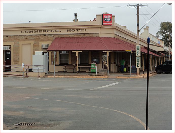 The Commercial Hotel at Orroroo.
