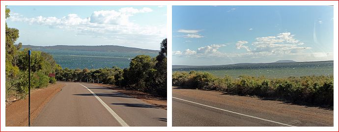 Waters of Kellidie Bay nearing Coffin Bay township.