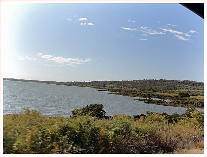 No sandy beaches here.