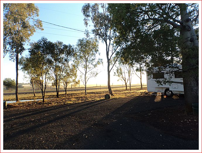 Early morning at Roma Gun Club