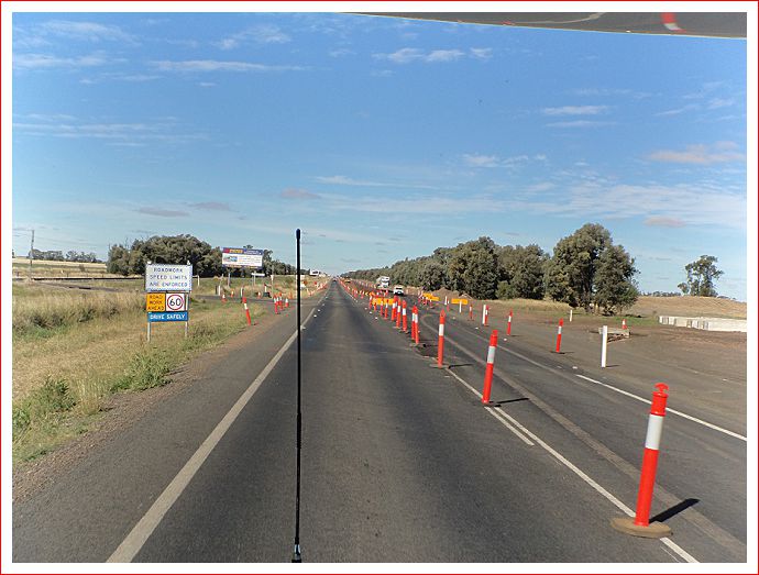 Even more roadworks - 15 kilometres worth this time!