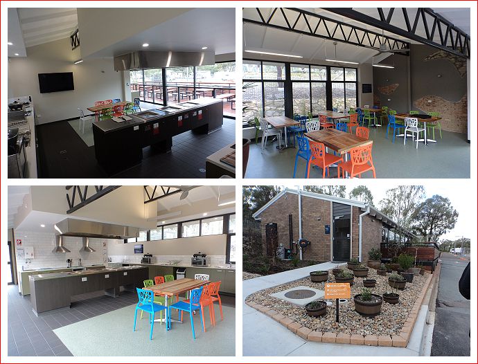 Newly created Camp Kitchen - luxury camping at its best.