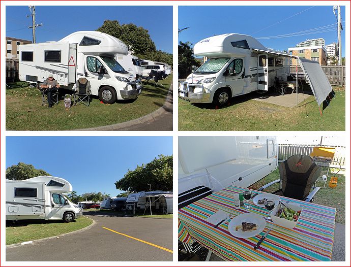 Set up and comfortable at Cotton Tree