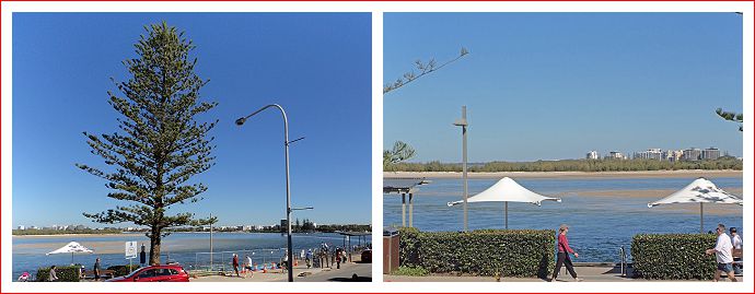 Beach scenes at Caloundra