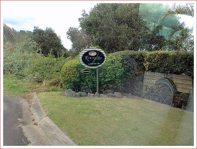 Remington's Shute (sign)