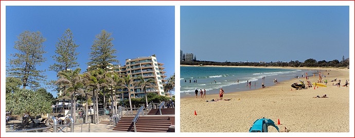 Scenes at Mooloolaba beach