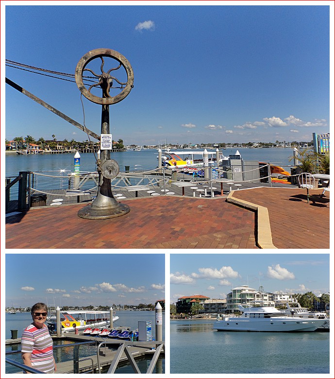 Scenes at the wharf at Mooloolaba