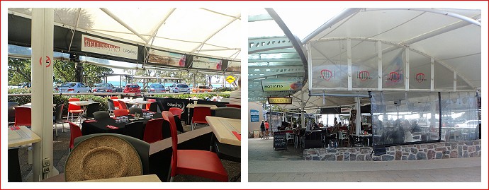 Bellissimo Cafe - overlooking the water